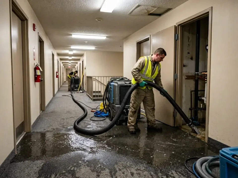 multi-unit-apartment-hallway-f-005 — frequently asked questions, Emergency Burst Pipe Water Extraction & Removal in Red Wing…